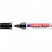 Маркер перманентный edding 550, круглый наконечник, 3-4 мм, блистер